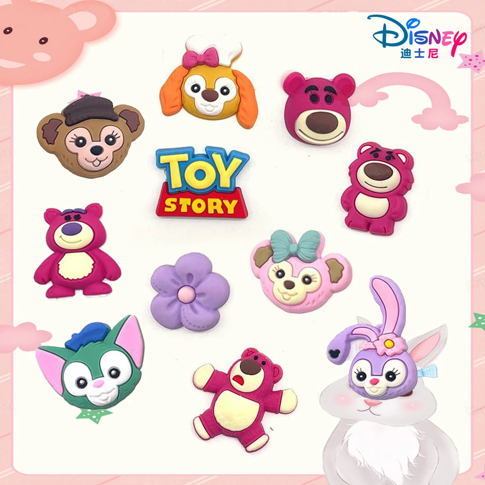 

Disney StellaLou Lotso serie 11pcs Shoe Charm PVC Decoration Assorted Style Detachable Waterproof Suitable summer For Gift ideal
