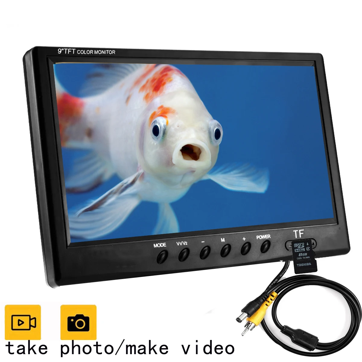 Sewer Camera 5mm Rigid Cable Replacement; 9-Inch Monitor Replacement  pipe camera cable repair pipe camera monitor repair