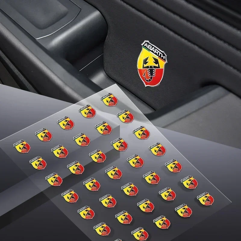 Autocolantes para carros, acessórios decorativos para o interior e personalização de veículos, para Abarth Freemont, Strada 500x, Grande Punto, Ducato