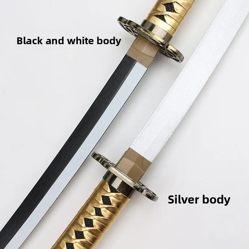 Espada Katana de madera Tohken Ranbu de 106cm/41,73 pulgadas, periféricos de juego de luna creciente con vaina, accesorios de modelo, regalos de disfraz, juguetes al aire libre