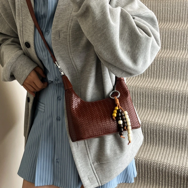 

Женская модная роскошная кожаная сумка Элегантная сумка через плечо Классическая дизайнерская сумка для повседневного стиля