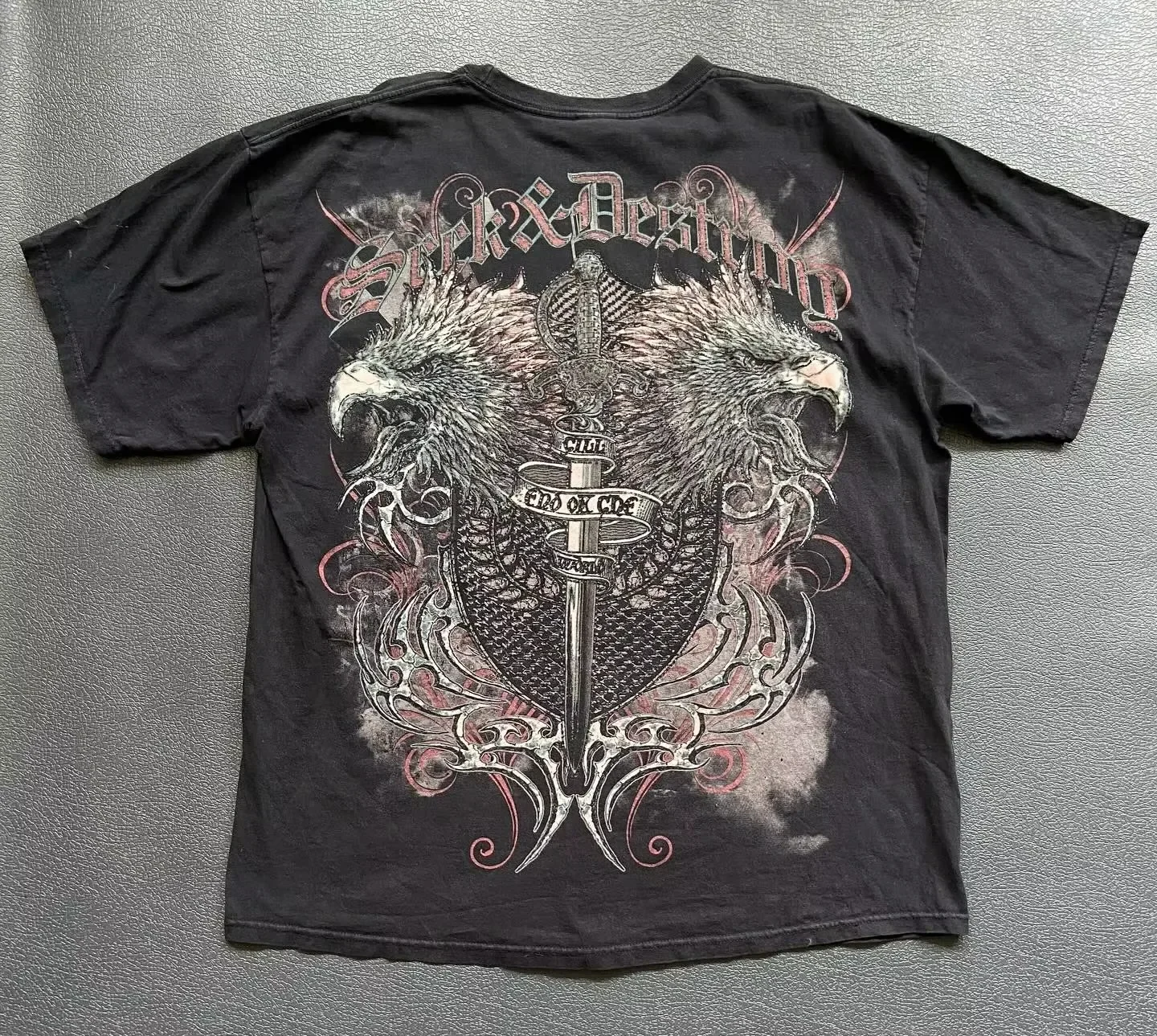 2026 Sommer-Bestseller - Modisches Artikel - Vintage Retro Hip-Hop Gothic Stil Schnelltrocknendes Atmungsaktives Herren-T-Shirt – Detail 17