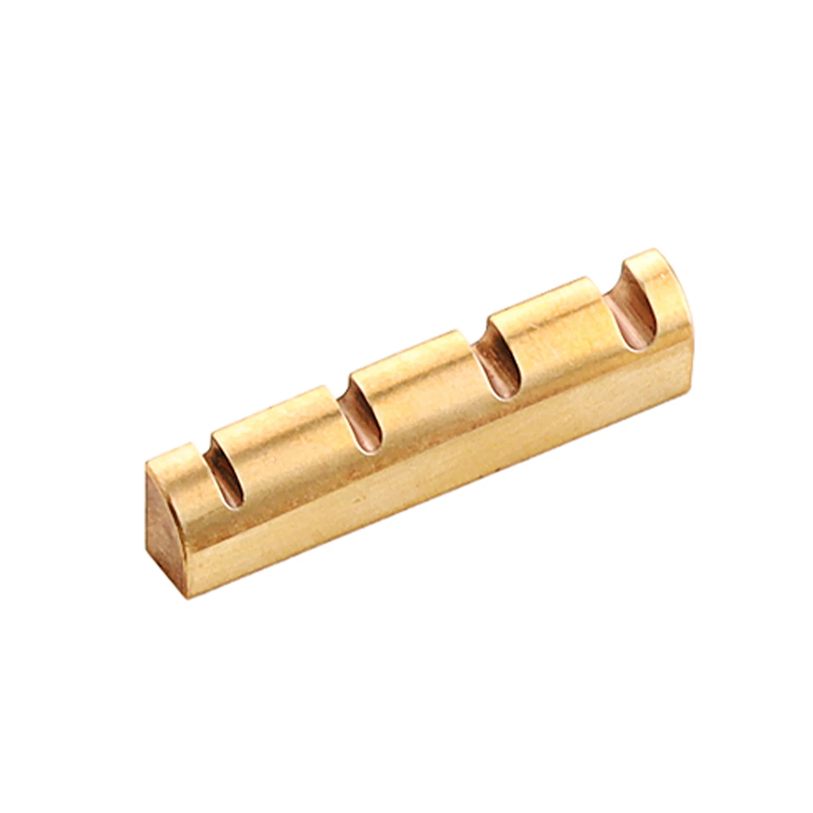 4/6/12 Brass String Nut Pre Slotted Guitar Bridge Saddle Nut for Electric Guitar Acoustic Guitar Bass Guitar Replacement Parts