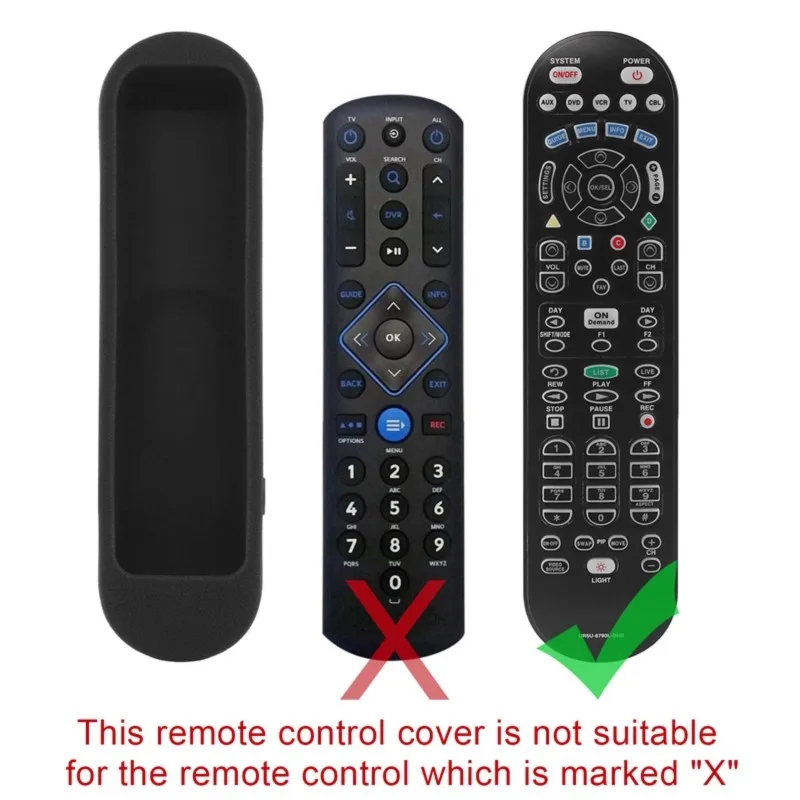 A13E-Protective Case-For Spectrum TV Remote Control Silicone Anti-Slip Shockproof Cover