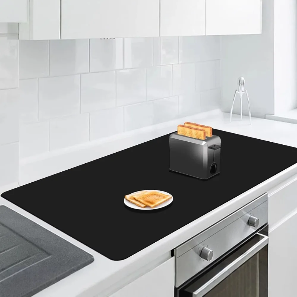 Food Grade Silicone Placemat Non Slip Waterproof Desk Coaster Modern Simple Kitchen Dining Table Mat