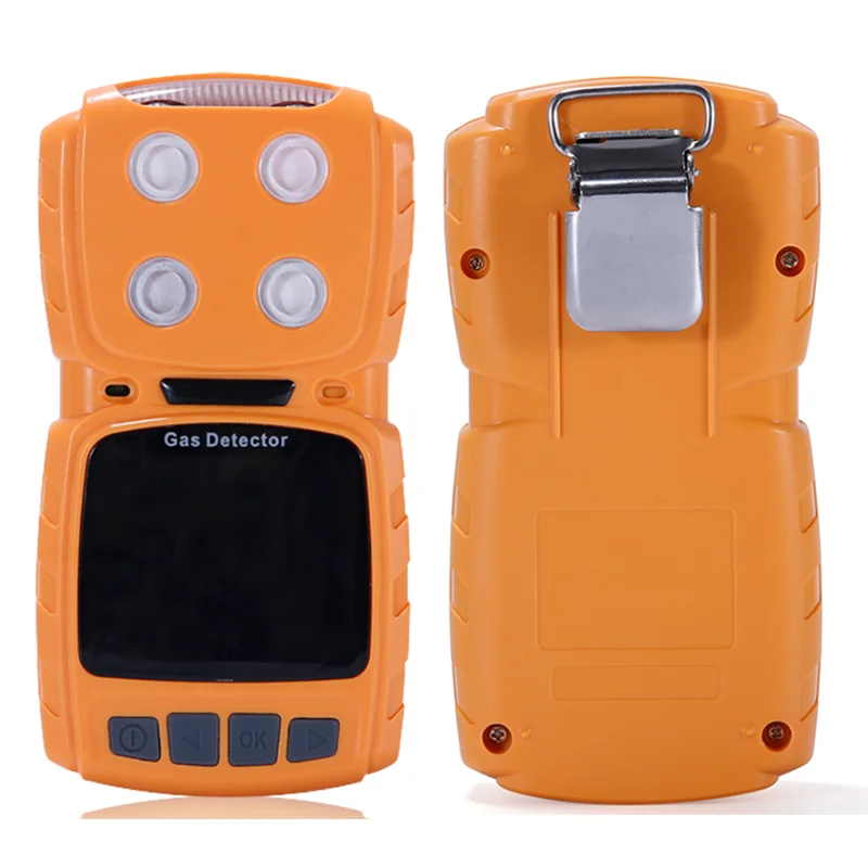 UpgradePortable alarm 4 in 1 Gas detector customize for LEL O2 H2S CO CO2 CH4 C2H4 VOCS PM O3 gas leak detector