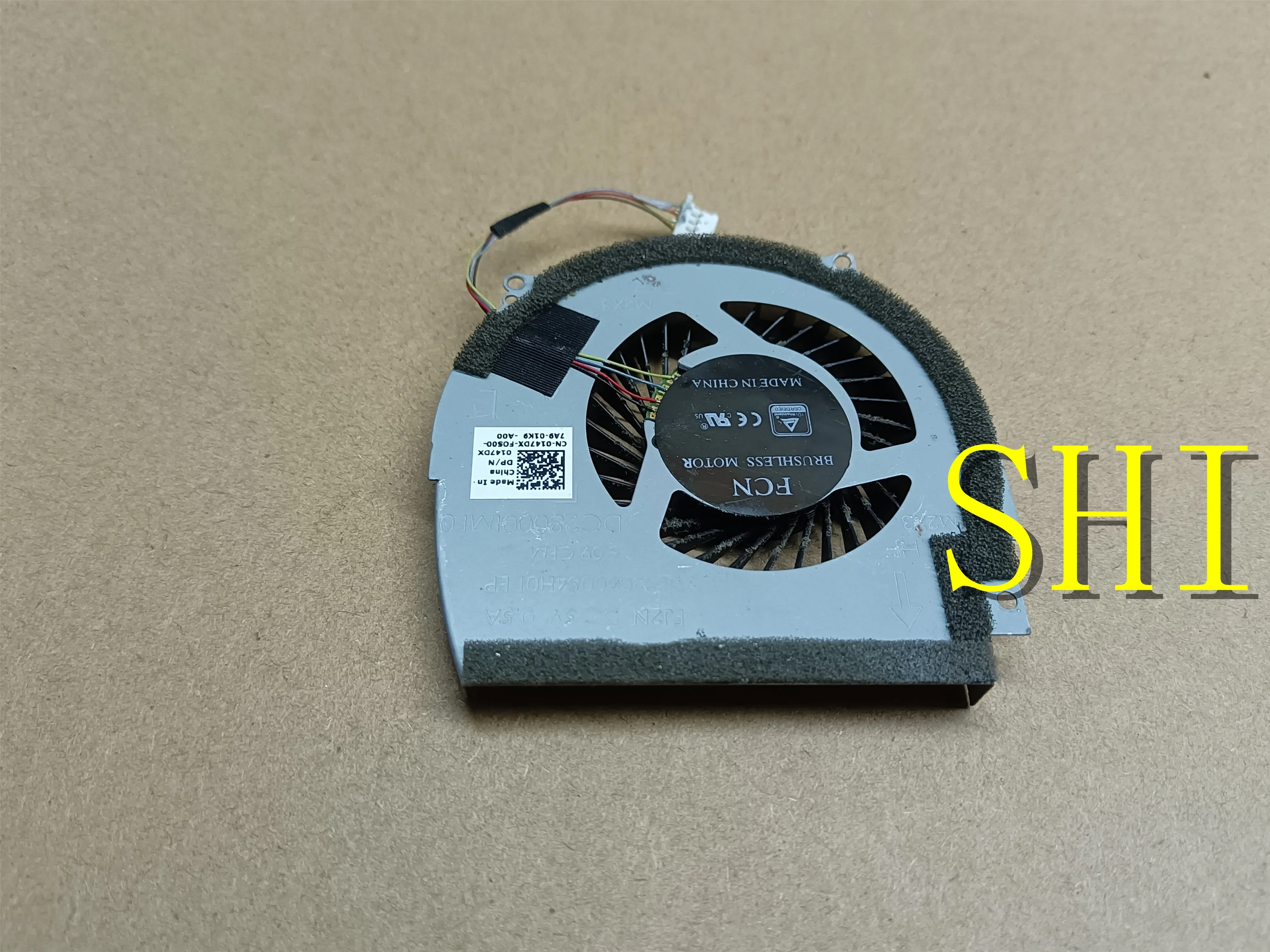 0147DX Used GENUINE FOR Dell Inspiron 15 7567 Left-Side Cooling Fan 147DX  free shipping