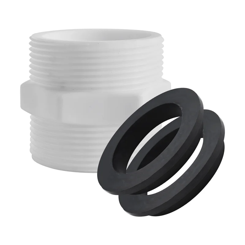 TURE Pool Hose Adapter 1.5 Inch For Intex  Pool Pump Hose With Ring Gaskets Swimming Pool Hose Adapter Replacement Parts