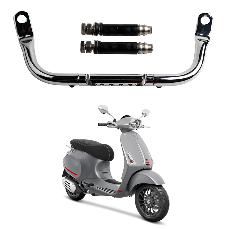 NEW-For Vespa Sprint 150 Primavera 150 GTS300 Multifunctional Lever Child Safety Grab Bars Navigation Storage Hook Bracket