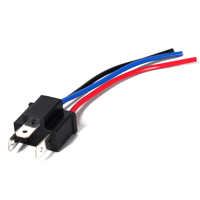 9003 H4 Bulb Socket Male Adapter Connector Car Headlight Fog Lamp Male Adapter Socket Wiring Harness Headlamp Connector