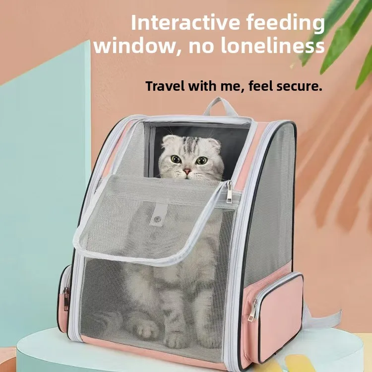 portable-dog-bag-large-space-storage-backpack-foldable-travel-suitcase-cover-breathable-durable-abs-pc-luggage-organizer