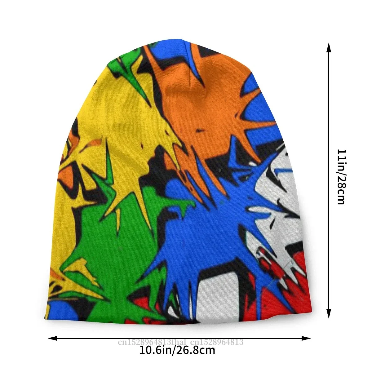 Hat Explosion Color Outdoor Caps For Men Women Magic Art Culture Skullies Beanies Ski Caps Cotton Bonnet Hats