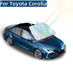 Car Sun shade Front Window Shade Cover Visor Windshield Sunshade For Toyota Corolla 2020-2023 2024 Laser Sunshade Accessories