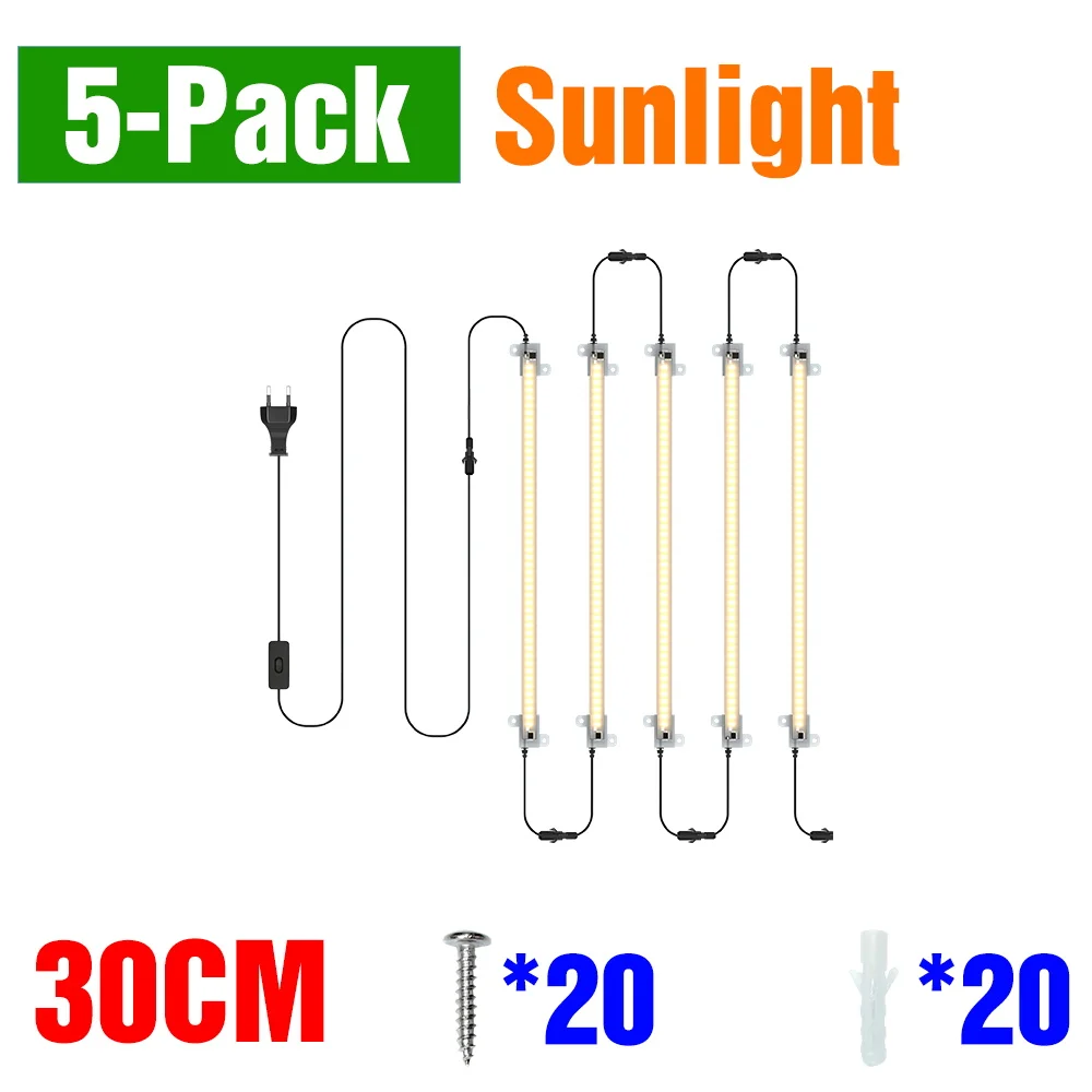 LED Planten Groeien Licht Strip Volledige Spectrum Indoor Bloemzaden Hydrocultuur Succulente Groente Teelt Lamp Groei Doos AC220V