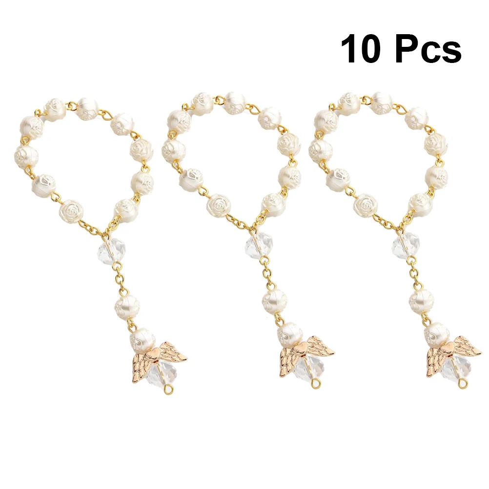 

Rose Shape Alloy Bracelet Lightweight Durable Comfortable Perfect Gift Friend Lover Family Travel Acrylic Beads
