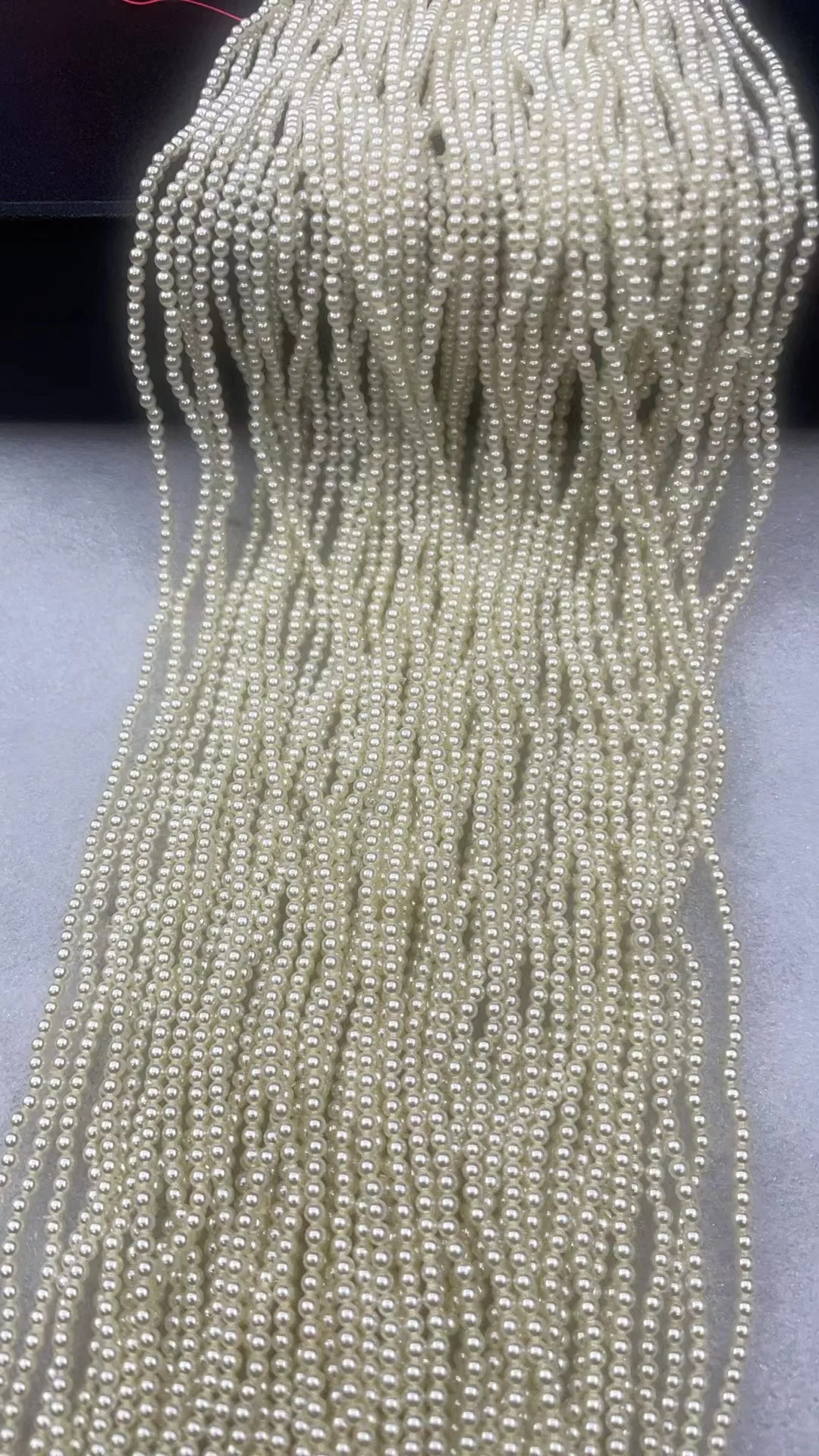 White shell Light Bead 2mm 3mm 4mm 5mm 6mm 8mm 10mm 12mm Leng Dagcmree 40cm