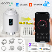 Tuya Smart Thermostatic Radiator Valve Wifi TRV Radiator Head Valve Thermostat Wifi Temperature Controller Alexa Google Home