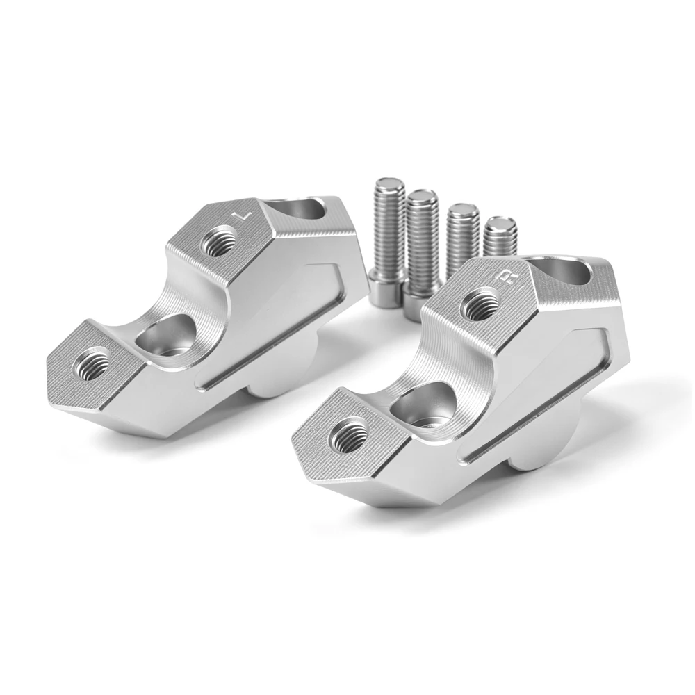Dla BMW F750GS 2018-2023 F800GS 2023-2026 Podwyższenie kierownicy, adapter podwyższający kierownicę z przesunięciem do tyłu F 800 GS — 2