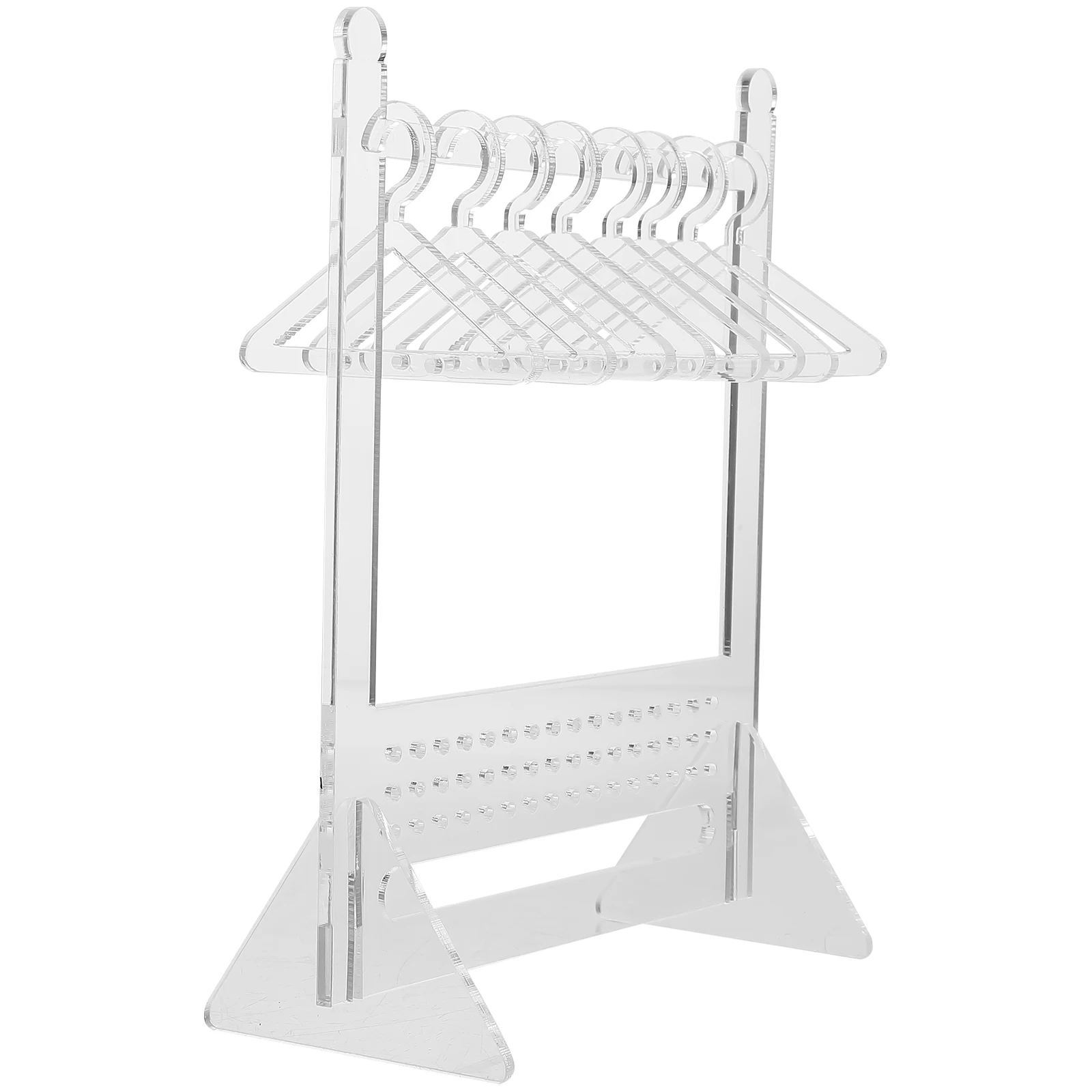 

1 set 1 Set Acrylic Earring Holder Jewelry Organizer Stand Desktop Necklace Display Rack Home Supplies Storage Earring Stand