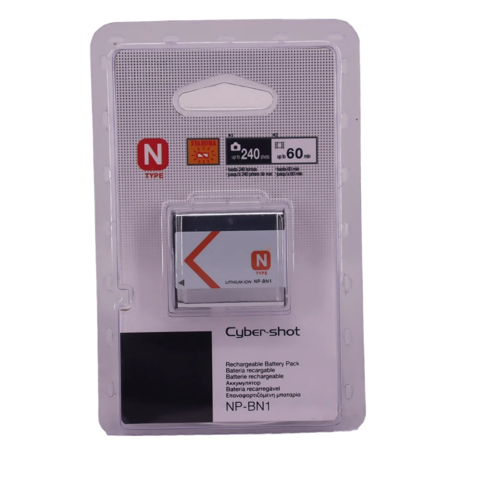 NP-BN1 Battery 630mAh Full Decode for Sony Cyber-shot DSC-W510 W520 W530 W550 W560 W570 W580 W590 Digital Camera