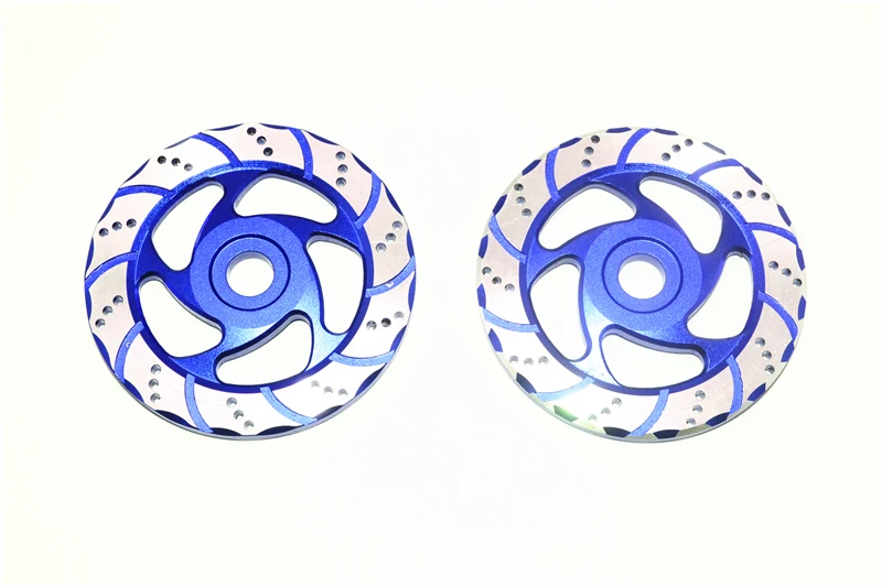 GPM Disco freno in alluminio Fodera argento per LOSI 1/6 Super Baja Rey Rey 2.0 - Los05021 Parte di auto da corsa fuoristrada