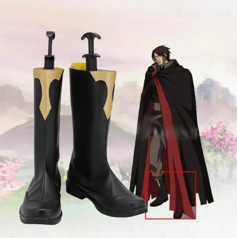 castlevania-ralph-c-belmondo-chaussures-et-bottes-de-cosplay-sur-mesure-pour-fete-d'halloween