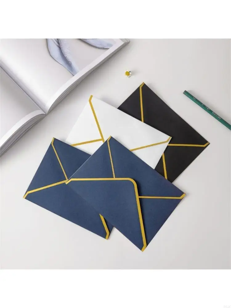 

100 Lavishness Envelopes 5x7 Foot Stone Finish for Special Instances Wedding Graduation Ceremonies D5QC