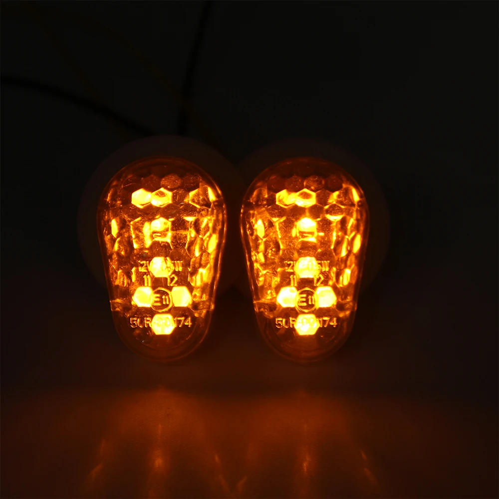 أضواء إشارة انعطاف دراجة نارية ، إضاءة لياماها ، YZF ، R1 ، R6 ، R6S ، R3 ، R6S ، FZ1 ، FZ6 ، FZ8 ، FAZER ، 15 LED ، 1 زوج