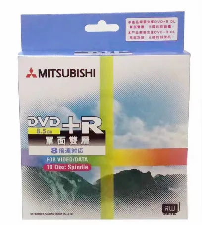 

DVD+R DL D9 8.5GB Disc Double Layer 8.5G Disk 8X 10Pcs/Box