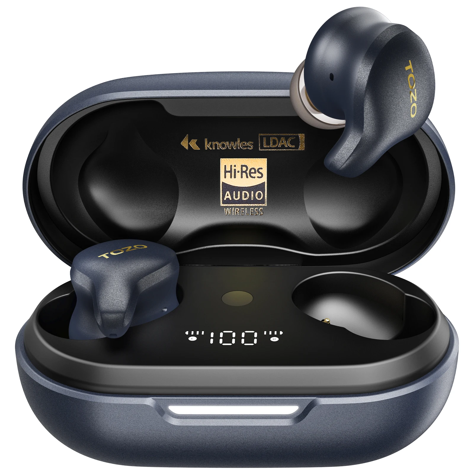 TOZO Golden X1 Wireless Earbuds LDAC & Hi-Res Audio Noise Cancellation Headset Bluetooth Headphones