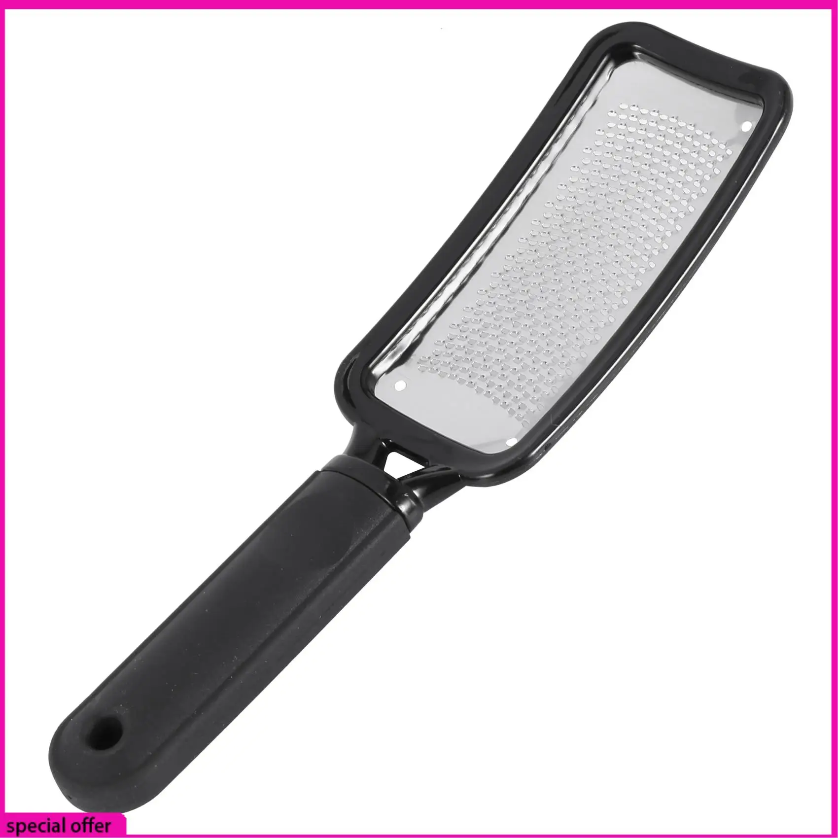 A65Z Pedicurerasp Voetvijl Eeltverwijderaar voor harde huiden en schrale huid Likdoorns, Voeten scrubber Scrubber Cleaner File 2PCS / S