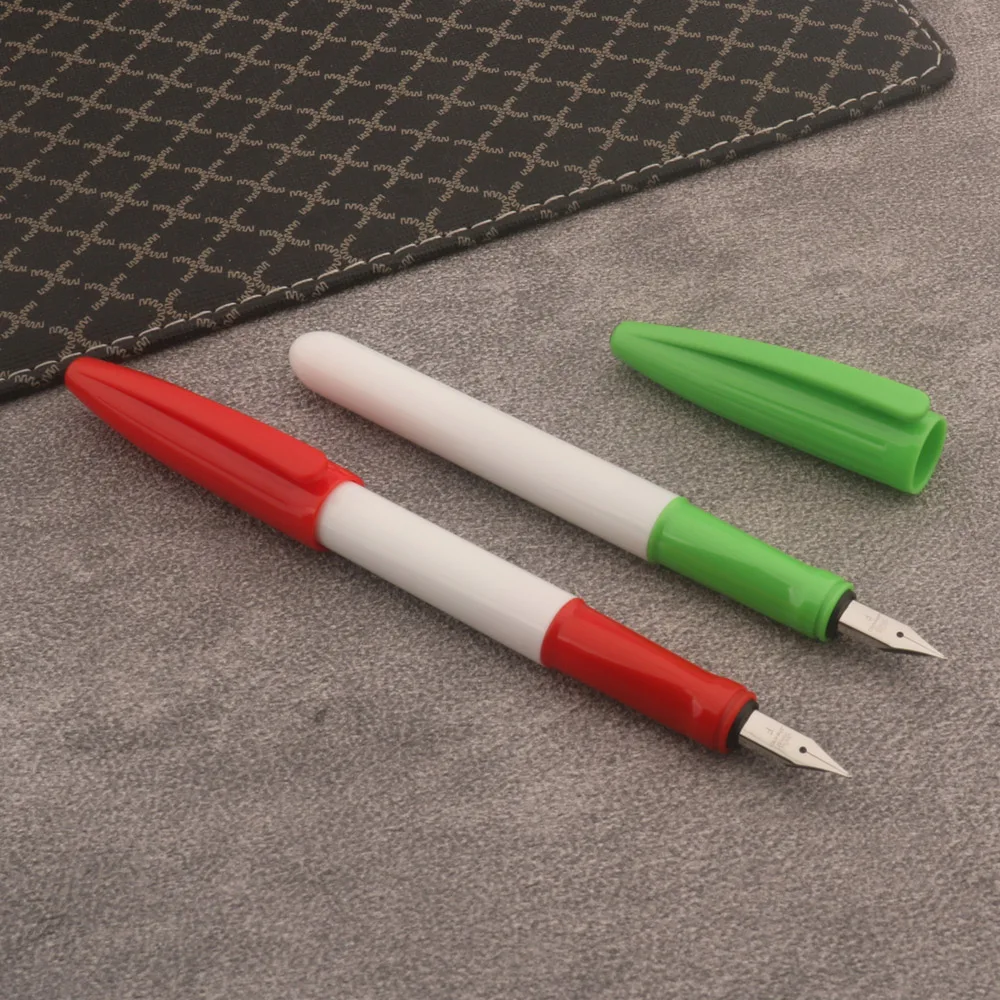 1pc JinHao 313 Plastic Fountain Pen color F/EF Nib Fashion Stationery Office School Supplies Gift ink Pens