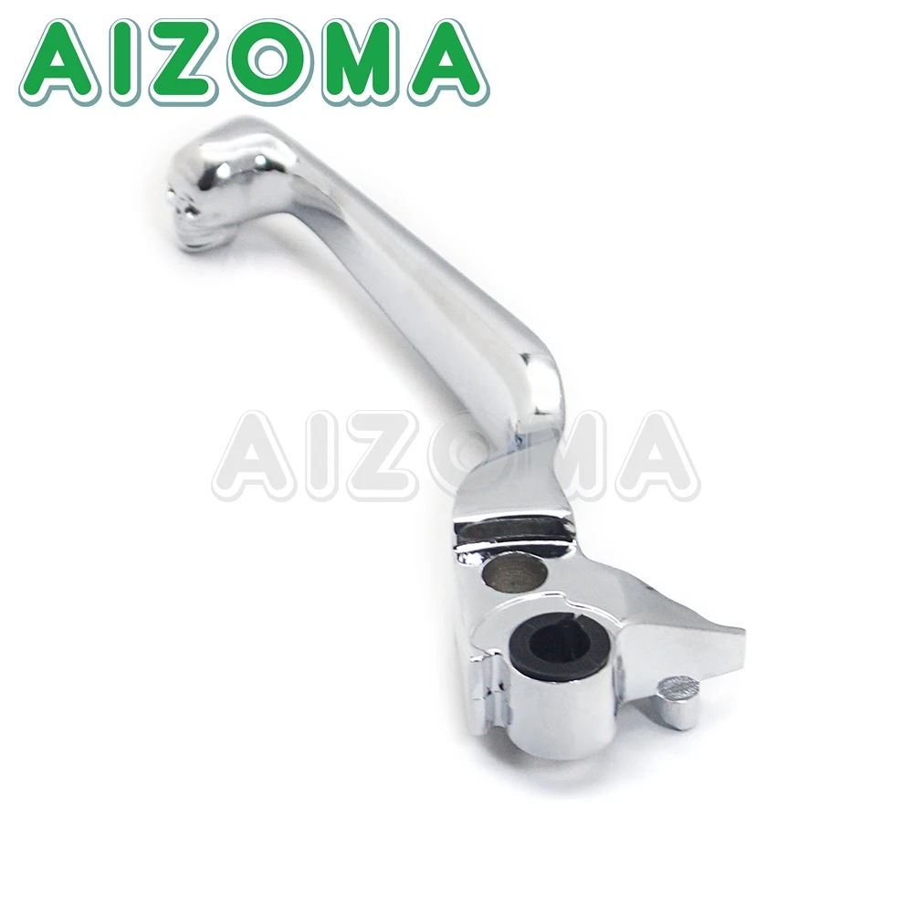 Wide Blade Chrome Skull Levers Motorcycle Hand Brake Clutch Lever for Harley Dyna Softail Touring Road King Iron 883 Sportster