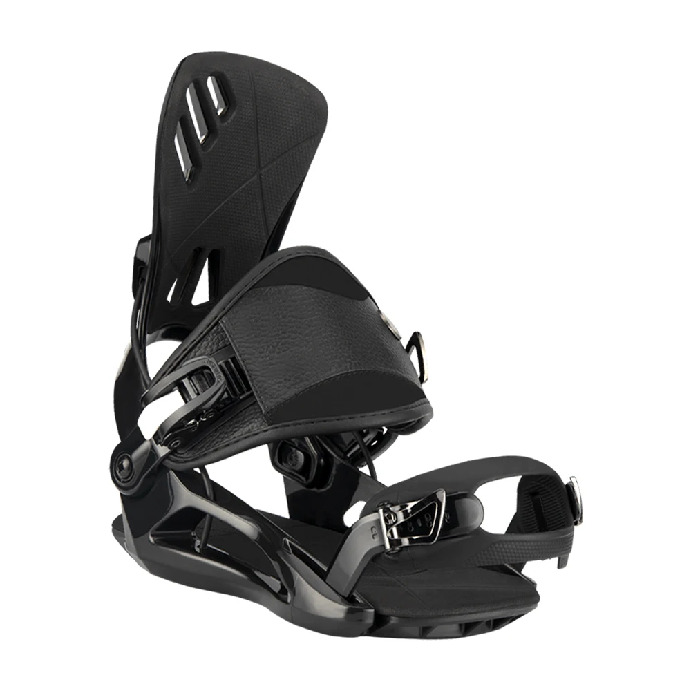 Snowboard Bindings  Step-In Medium Hard 7-8 Carbon PU EVA Cushioning Lightweight Advanced Riders
