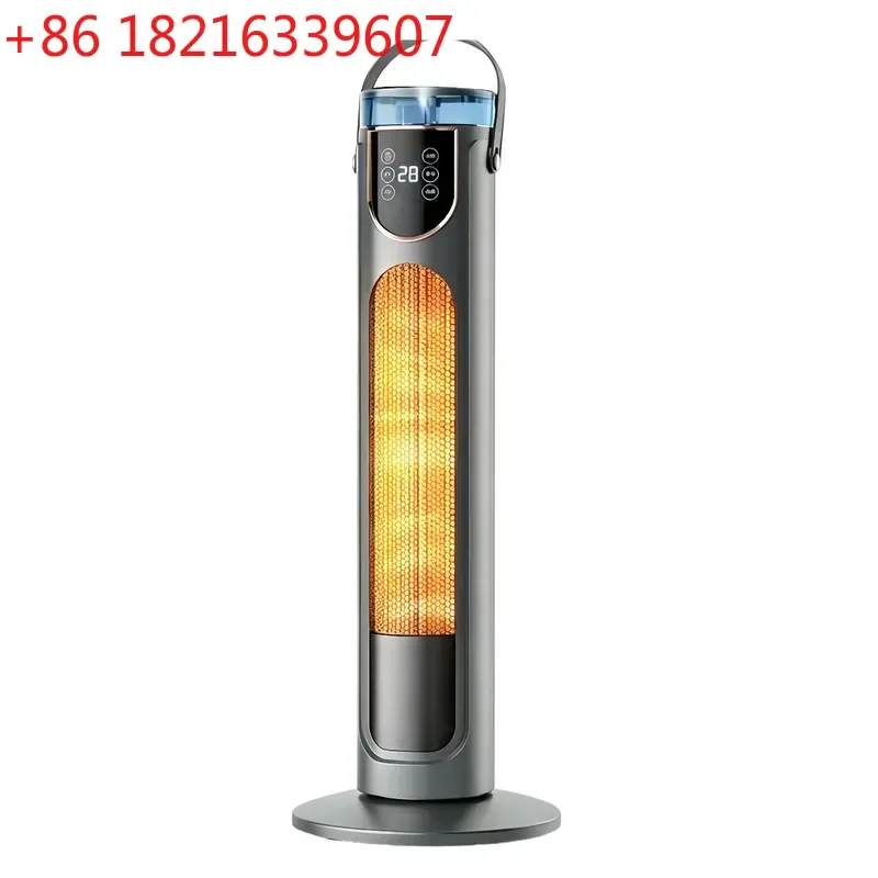YAO Vertical PTC Electric Heater with Atomization Humidification Intelligent Simulation Flame Effect Space Heating Device for