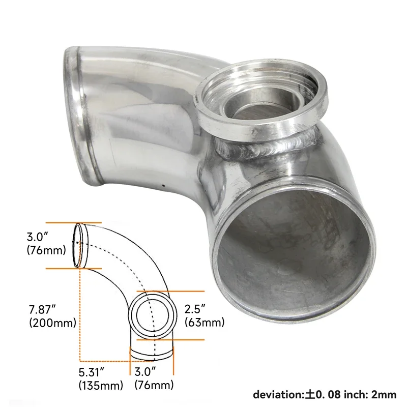 3"/76Mm 90 Degree P…