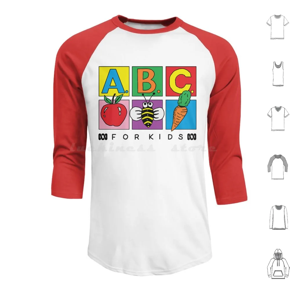 Abc For Kidslogo Hoodie cotton Long Sleeve Australian Tv Aussie Abc