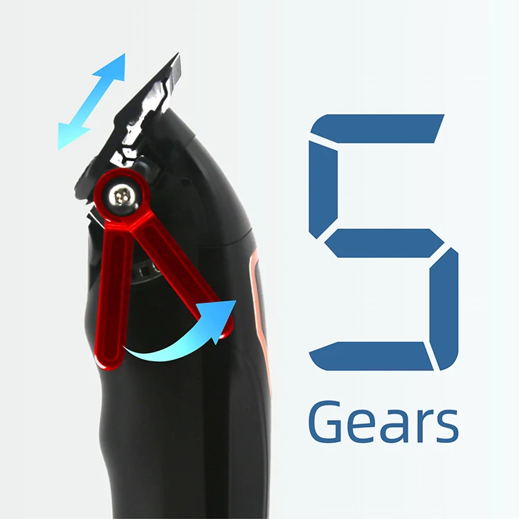 Tagliacapelli da barbiere elettrico senza fili per rasoio a lamina per tagliacapelli da uomo in vendita calda