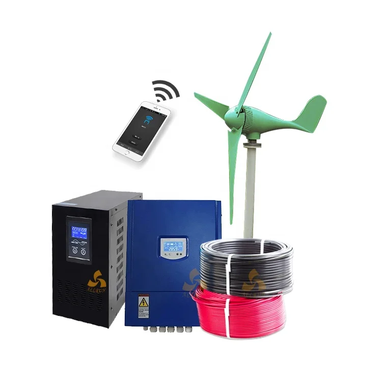 Wholesale Hot Sale New Energy 1kw Small Wind Turbine Small Wind Power System 1000w 24V Permanent Magnet ISO CE CE TUV 2.8m 1500W