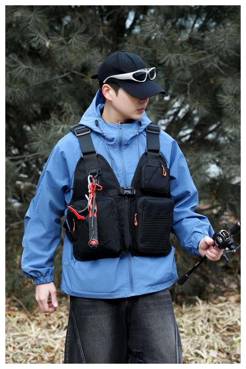 Outdoor-Camping-Kletter-Fahrrad-Rucksack-Sportweste Angeltasche Reisetasche Lauf-Workout-Rucksack Reittasche – Detail 23