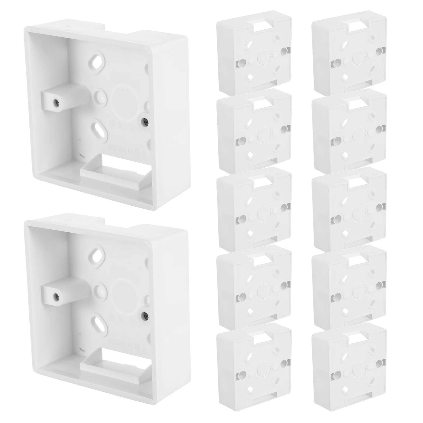 

86 Type Recessed Switch Socket Box Wall Mounted Electric Fitting for Home Office Building DIY Projects Safe Usage