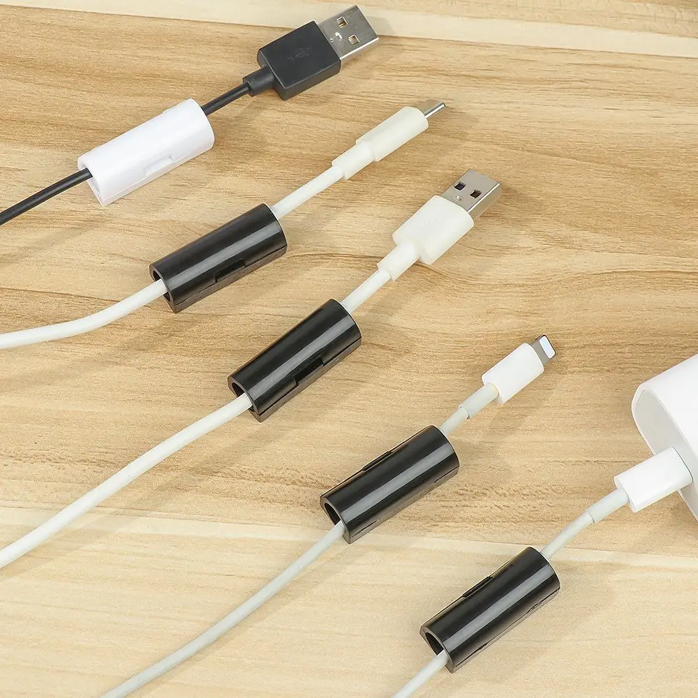 16/20pcs Self Adhesive Cable Organizer Clips Charging Cable Winder Management Wire Data Line Headphone Fixer Clips