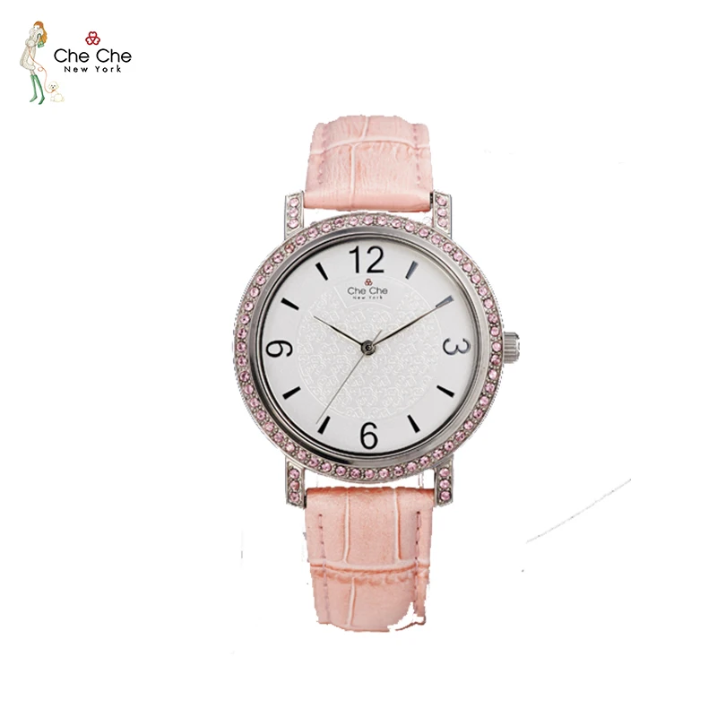 CHE CHE CC021 Women's watches sweet cherry fashion gem luxury temperament quartz watch simple flower elegant