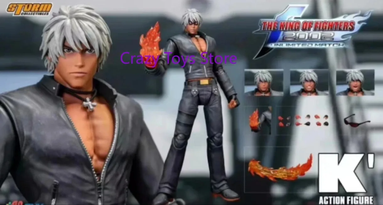 In Stock New StormToys 1/12 KOF 98 King of Fighters Eight Calf Temple Mary Terry Unknown Fire Snake Mobile Doll Collection Gift