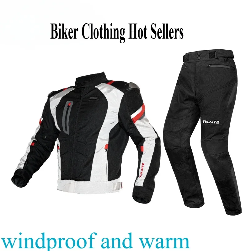 

Off-road Biker Racing Suit Fall and Winter Outdoor Sports Rally Rider Jacket Jacket Warm Motorcycle Riding Suit