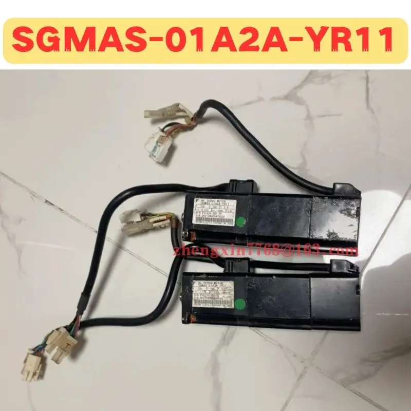 Second-hand Servo Motor SGMAS-01A2A-YR11 SGMAS 01A2A YR11 Normal Function Tested OK