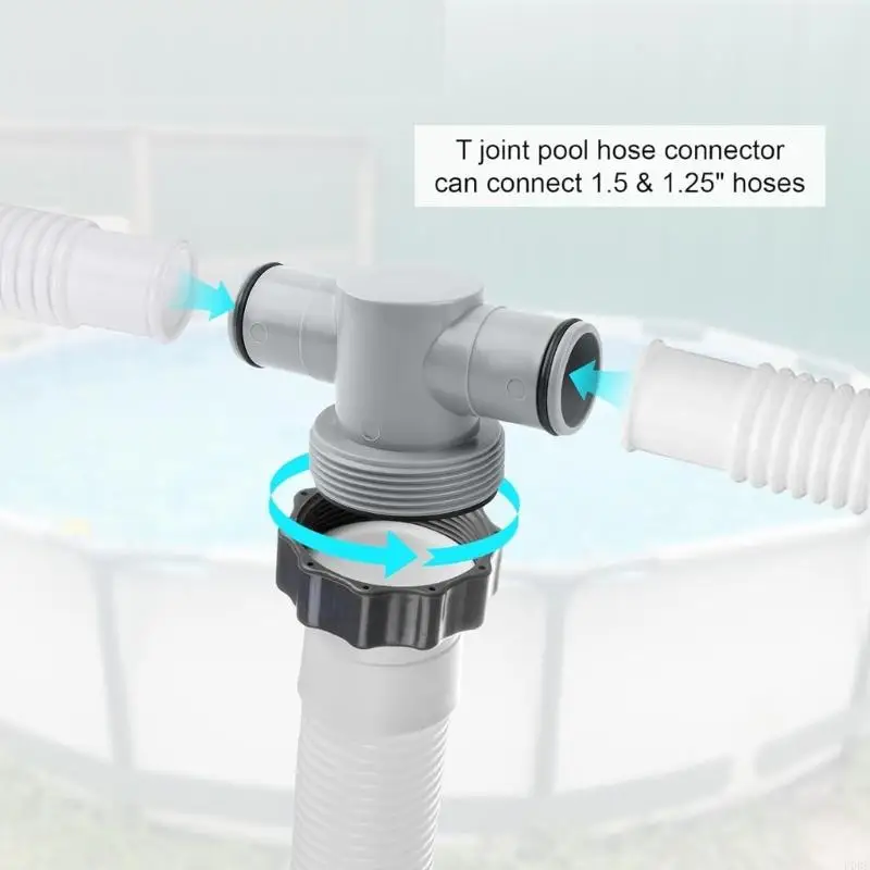 U0DE Multifuntional T Bool Bool Hose Connector Accessories Plastic Texture Texture