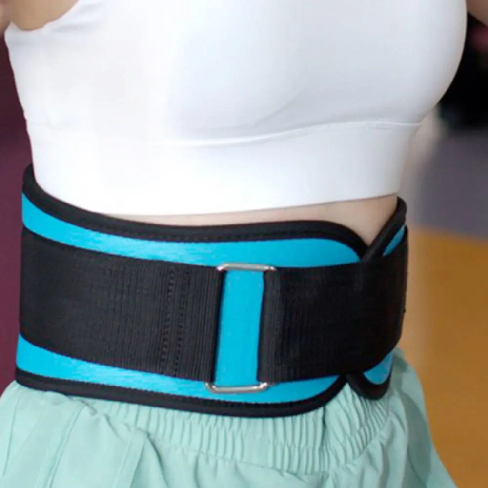 

Black Blue Fitness Lifting Dumbbell Back Support Training Belt Adjustable Waist Support Belt