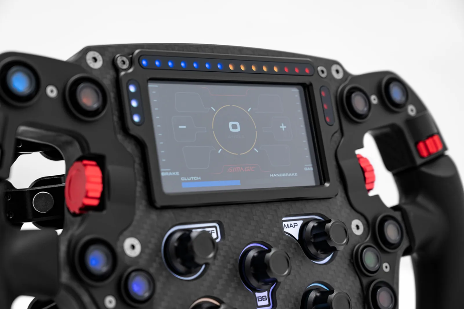 F1 Racing Simulator Game Steering Wheel Simagic FX PRO Equation Carbon Fiber Steering Wheel