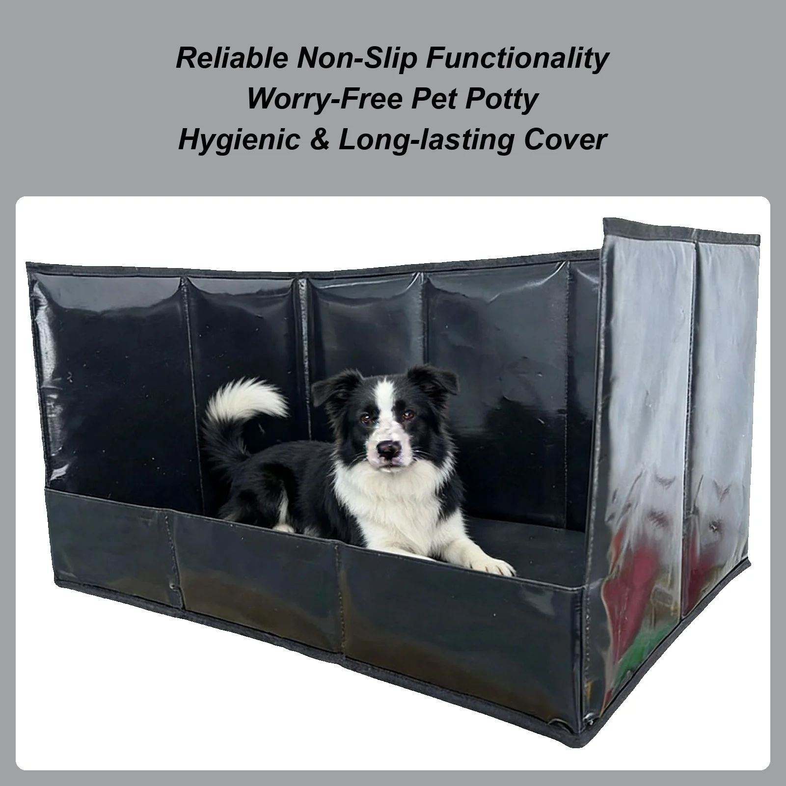 

Ящик для собачьего туалета, портативный складной водонепроницаемый туалет, держатель для собачьего туалета, ящик для мусора для дома, квартиры, гостиной, открытый балкон